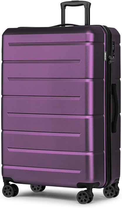 Carry On Luggage 22x14x9 Airline Approved Hardshell Carry On Suitcases with Wheels Travel Rolling 20 Inch Luggage with Cup Holder for Men Women,Carry-on Green