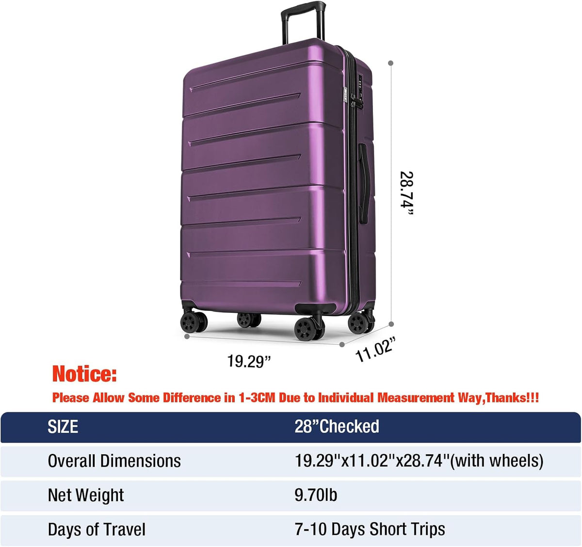 Carry On Luggage 22x14x9 Airline Approved Hardshell Carry On Suitcases with Wheels Travel Rolling 20 Inch Luggage with Cup Holder for Men Women,Carry-on Green
