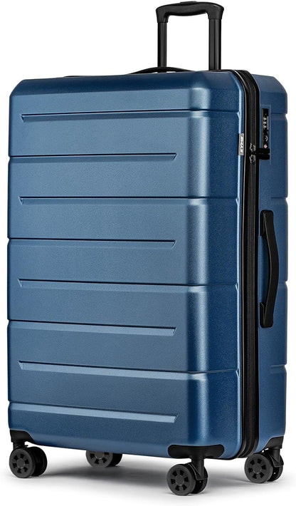 Carry On Luggage 22x14x9 Airline Approved Hardshell Carry On Suitcases with Wheels Travel Rolling 20 Inch Luggage with Cup Holder for Men Women,Carry-on Green