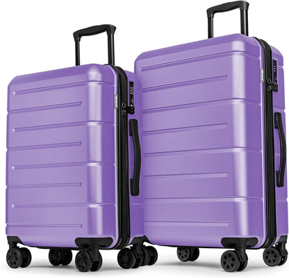 Carry On Luggage 22x14x9 Airline Approved Hardshell Carry On Suitcases with Wheels Travel Rolling 20 Inch Luggage with Cup Holder for Men Women,Carry-on Green