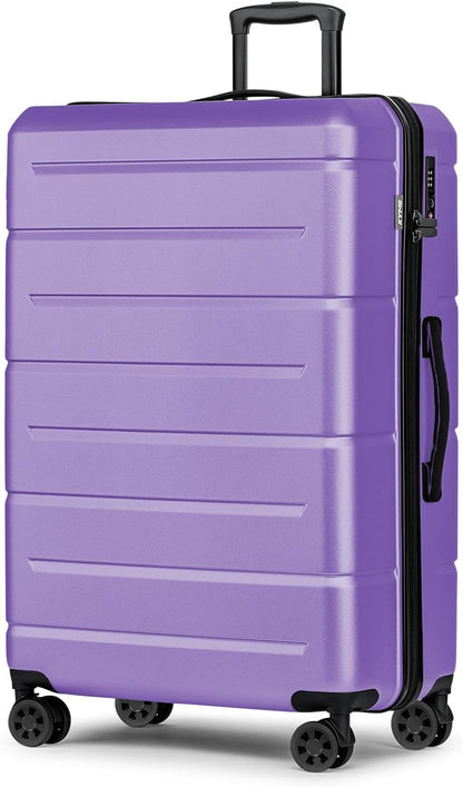 Carry On Luggage 22x14x9 Airline Approved Hardshell Carry On Suitcases with Wheels Travel Rolling 20 Inch Luggage with Cup Holder for Men Women,Carry-on Green