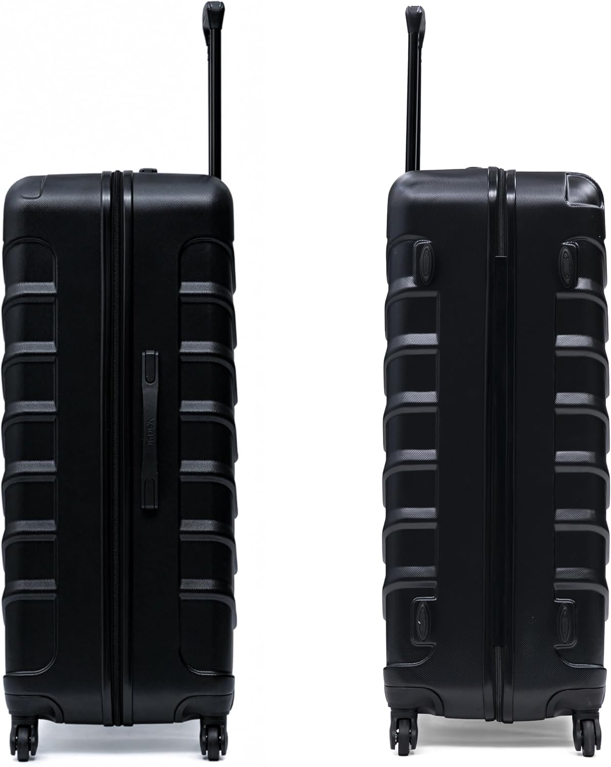 ENDURANCE Luggage with Spinner Wheels | Durable Lightweight Hardshell Suitcase, Spacious Travel Bag with Handle and Trolley | 20-Inch Carry On Small Luggage | Black
