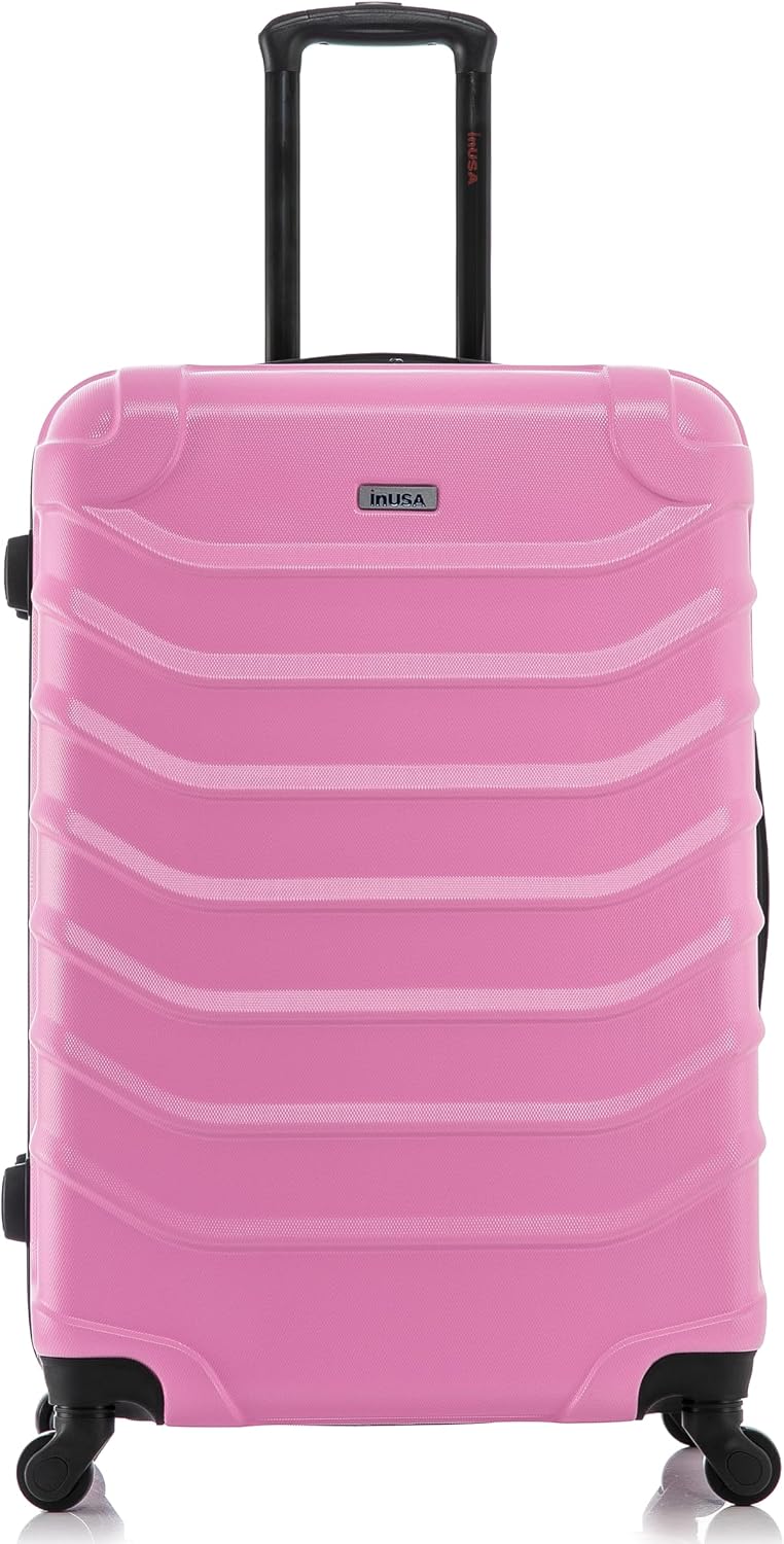 ENDURANCE Luggage with Spinner Wheels | Durable Lightweight Hardshell Suitcase, Spacious Travel Bag with Handle and Trolley | 20-Inch Carry On Small Luggage | Black