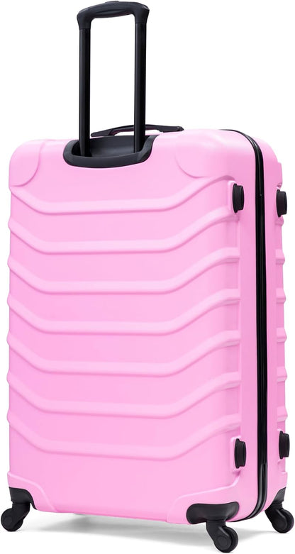 ENDURANCE Luggage with Spinner Wheels | Durable Lightweight Hardshell Suitcase, Spacious Travel Bag with Handle and Trolley | 20-Inch Carry On Small Luggage | Black