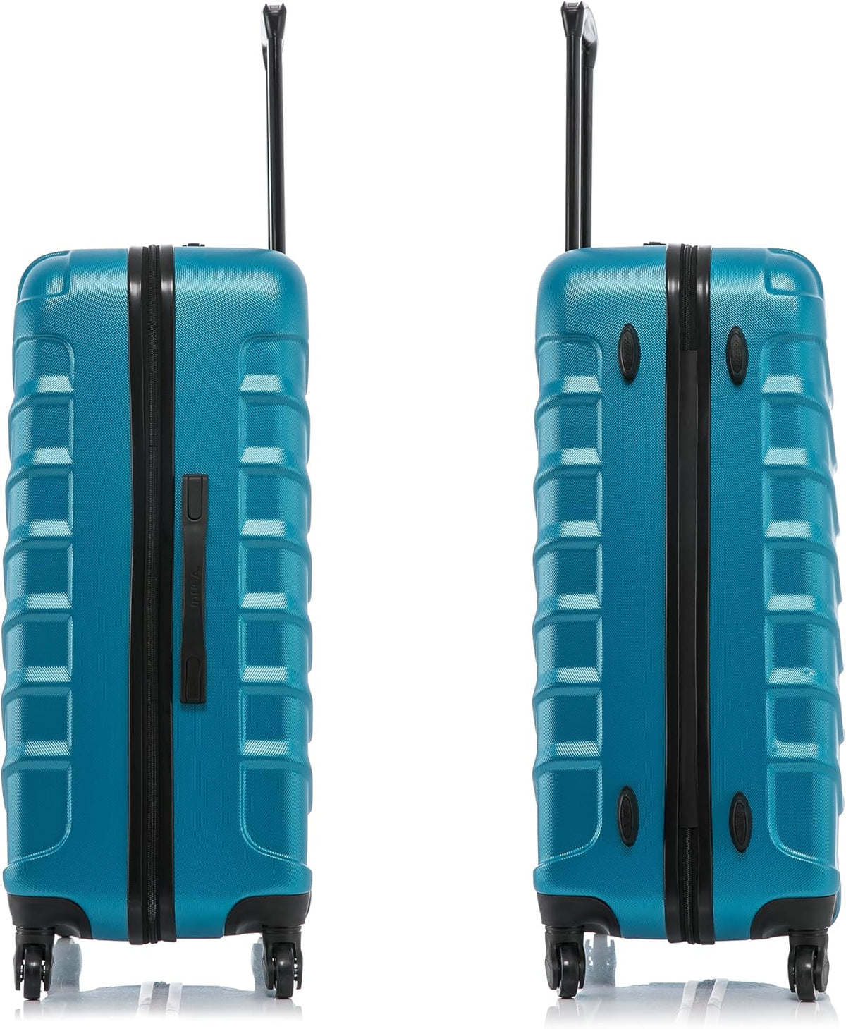 ENDURANCE Luggage with Spinner Wheels | Durable Lightweight Hardshell Suitcase, Spacious Travel Bag with Handle and Trolley | 20-Inch Carry On Small Luggage | Black
