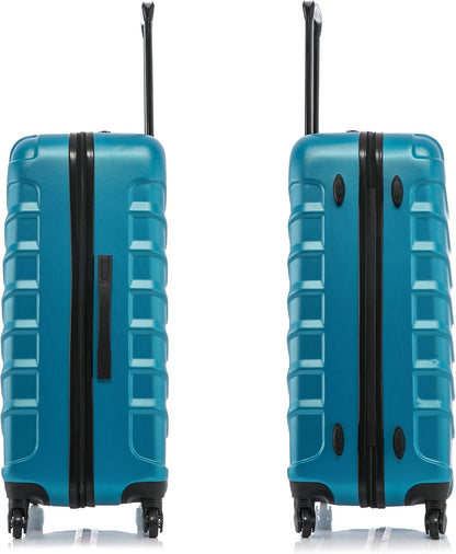 ENDURANCE Luggage with Spinner Wheels | Durable Lightweight Hardshell Suitcase, Spacious Travel Bag with Handle and Trolley | 20-Inch Carry On Small Luggage | Black