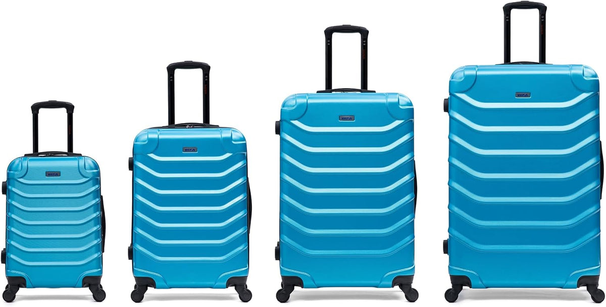 ENDURANCE Luggage with Spinner Wheels | Durable Lightweight Hardshell Suitcase, Spacious Travel Bag with Handle and Trolley | 20-Inch Carry On Small Luggage | Black