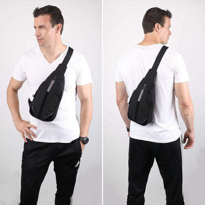 Medium Crossbody Sling Backpack Anti Theft Backpack for Traveling Chest Shoulder Bag
