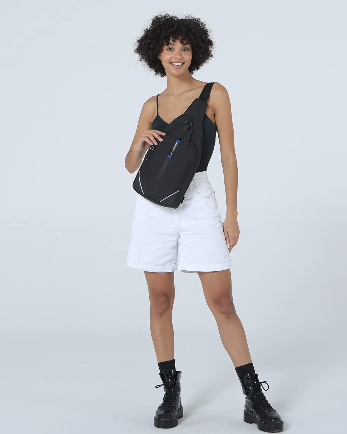 Medium Crossbody Sling Backpack Anti Theft Backpack for Traveling Chest Shoulder Bag