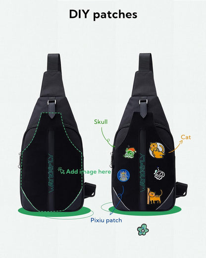 Medium Crossbody Sling Backpack Anti Theft Backpack for Traveling Chest Shoulder Bag