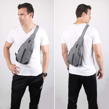 Medium Crossbody Sling Backpack Anti Theft Backpack for Traveling Chest Shoulder Bag