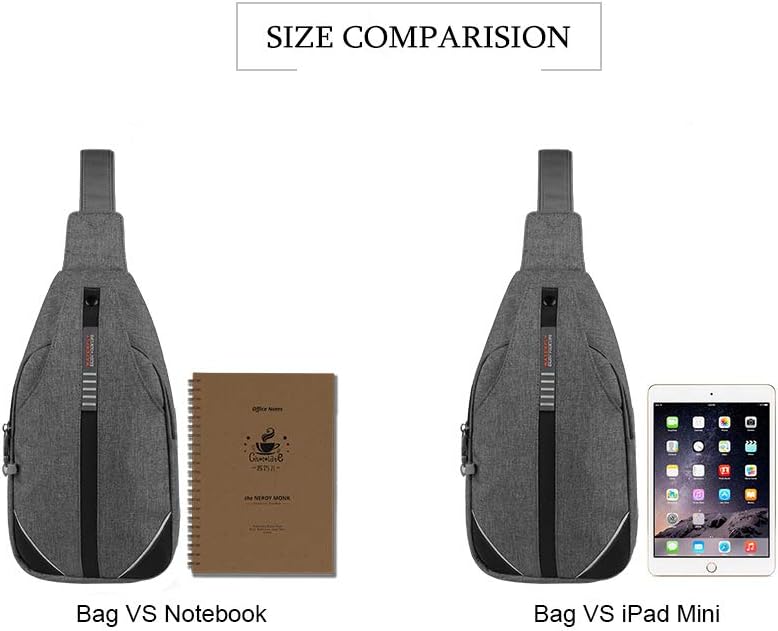 Medium Crossbody Sling Backpack Anti Theft Backpack for Traveling Chest Shoulder Bag