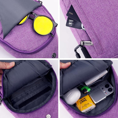 Medium Crossbody Sling Backpack Anti Theft Backpack for Traveling Chest Shoulder Bag