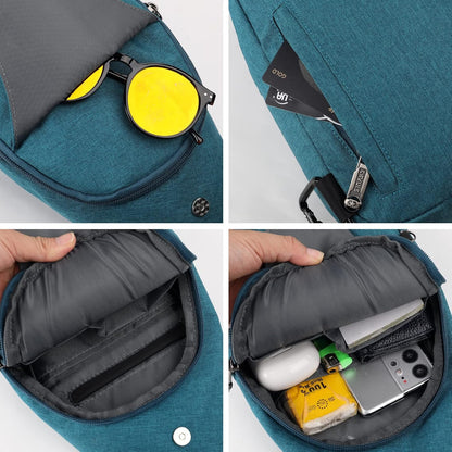 Medium Crossbody Sling Backpack Anti Theft Backpack for Traveling Chest Shoulder Bag