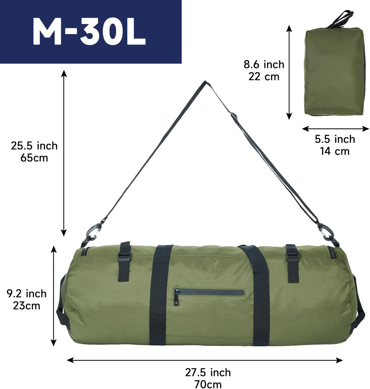 Duffle Bag for Travel 30L/50L/90L Extra Large Luggage Heavy Duty Duffel Bat Bag for Men Sports