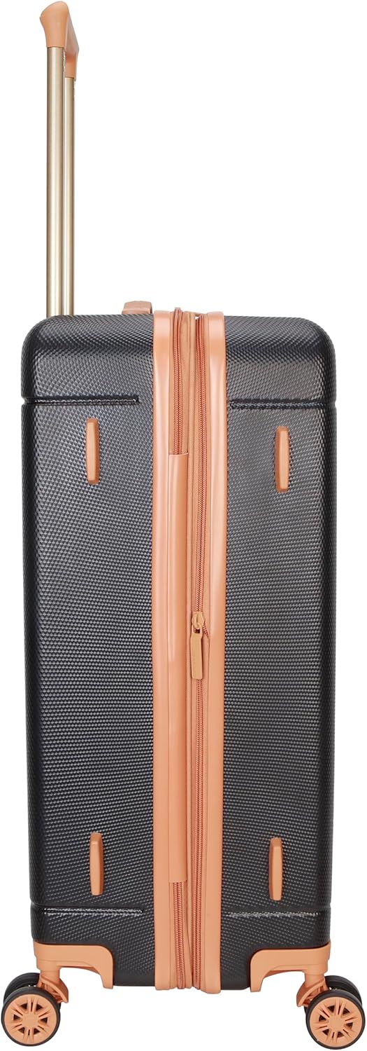 Hooper Hardside Expandable 8-Wheel Spinner Travel Carry On Luggage, 20-Inch, Black