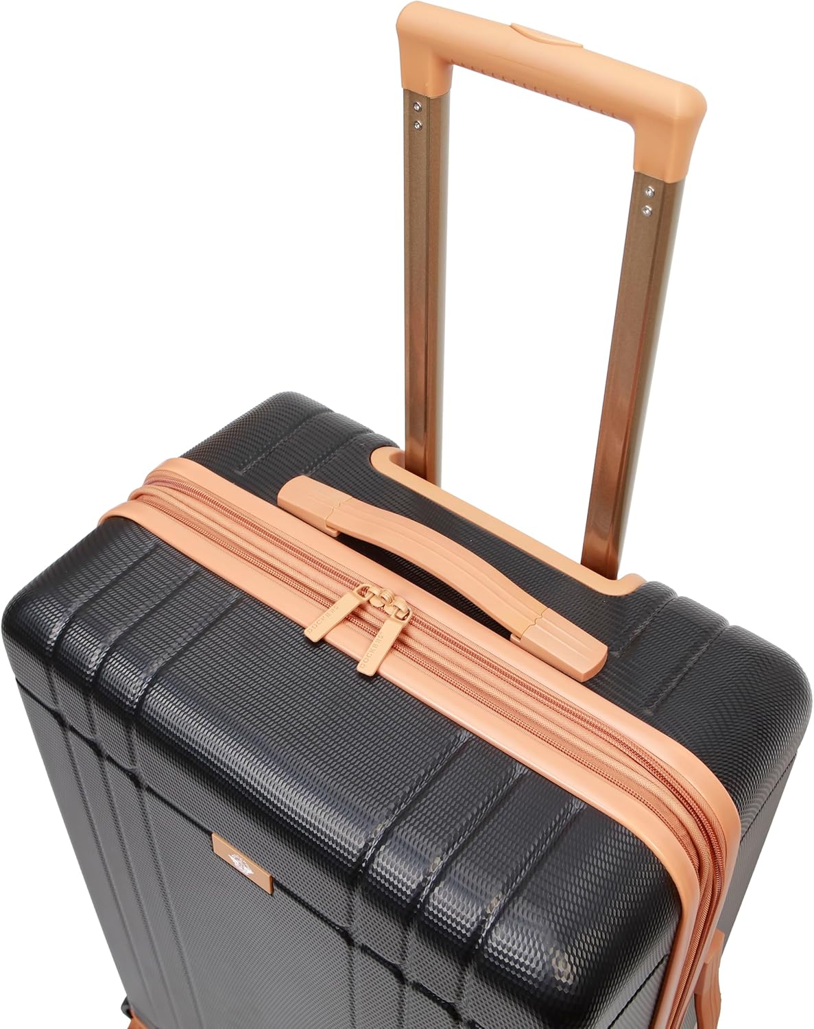 Hooper Hardside Expandable 8-Wheel Spinner Travel Carry On Luggage, 20-Inch, Black