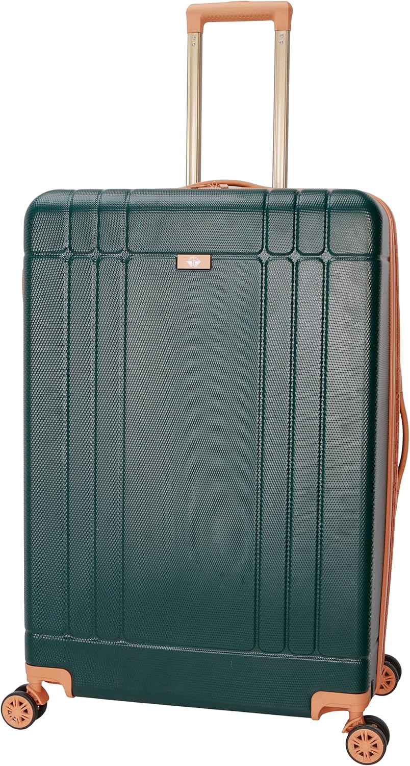 Hooper Hardside Expandable 8-Wheel Spinner Travel Carry On Luggage, 20-Inch, Black