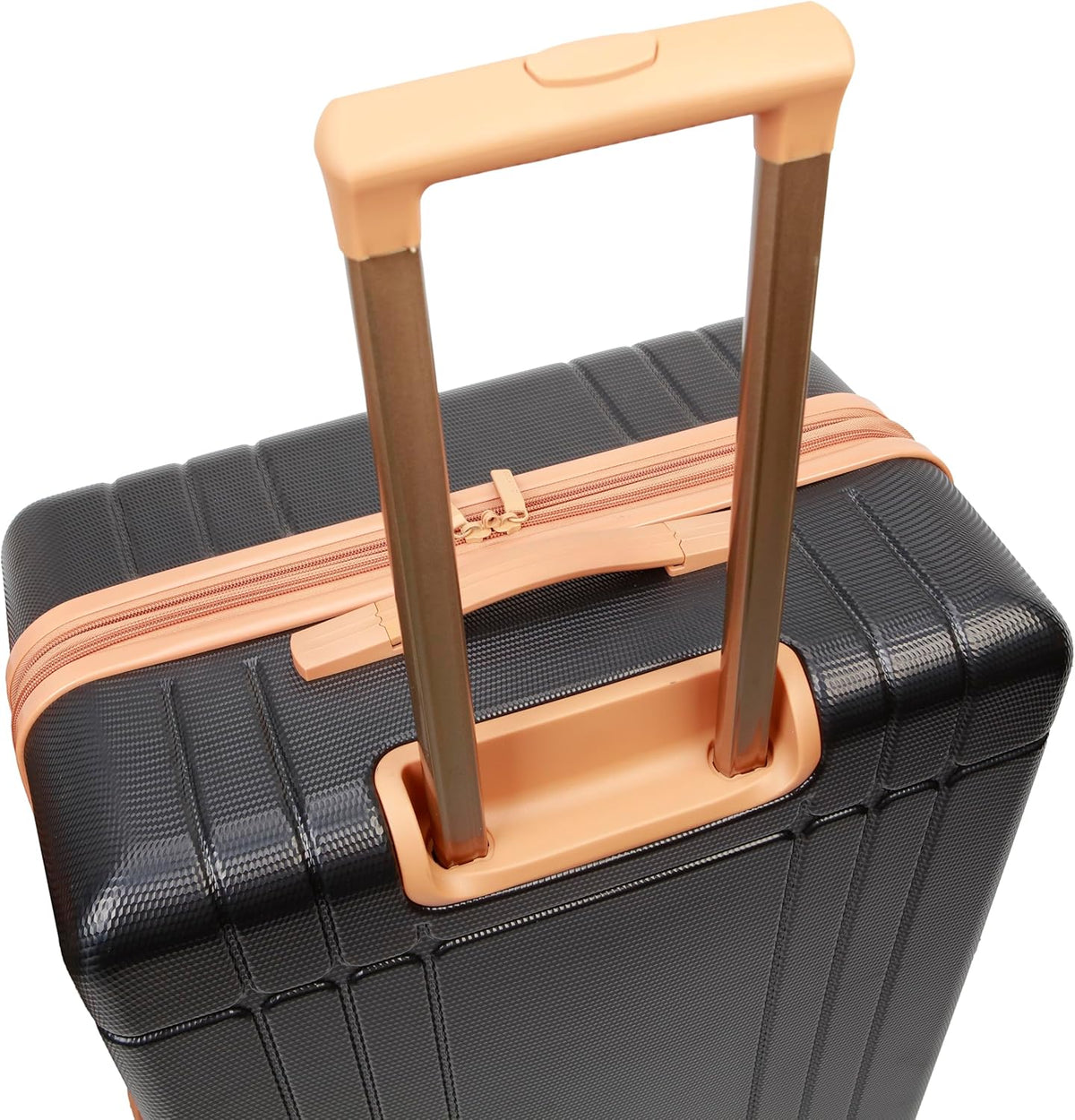 Hooper Hardside Expandable 8-Wheel Spinner Travel Carry On Luggage, 20-Inch, Black