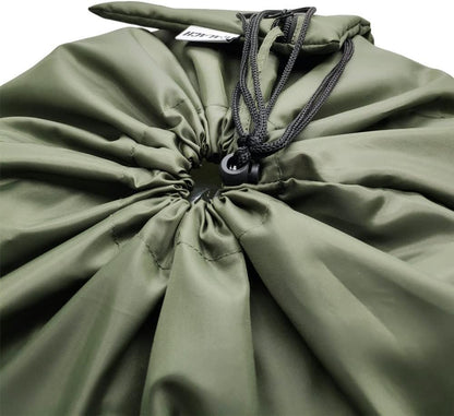 Laundry Bag Backpack, 27” x 34”Sturdy Laundry Bag with Shoulder Straps Drawstring Closure Heavy Duty Foldable Laundry Backpack for College, Travel, Laundromat, Apartment (Army Green)