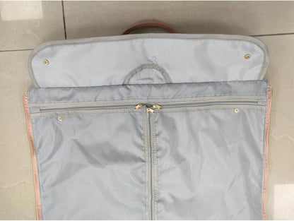 Garment Duffle Bags for Travel, Convertible Carry On Garment Bag with Shoe Compartment, Foldable 2 in 1 Waterproof Garment Duffle Bag, Travel Suit Duffel Bag for Gift-Pink