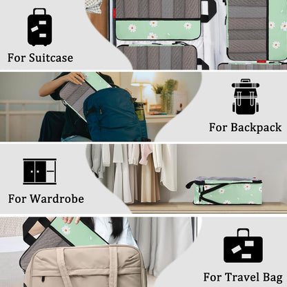 Compression Packing Cubes - Ultralight Travel Organizers with Laundry Bag, Space-Saving Suitcase Organizer, Expandable Packing Cubes for Travel and Family Vacation (Paisley Pattern)