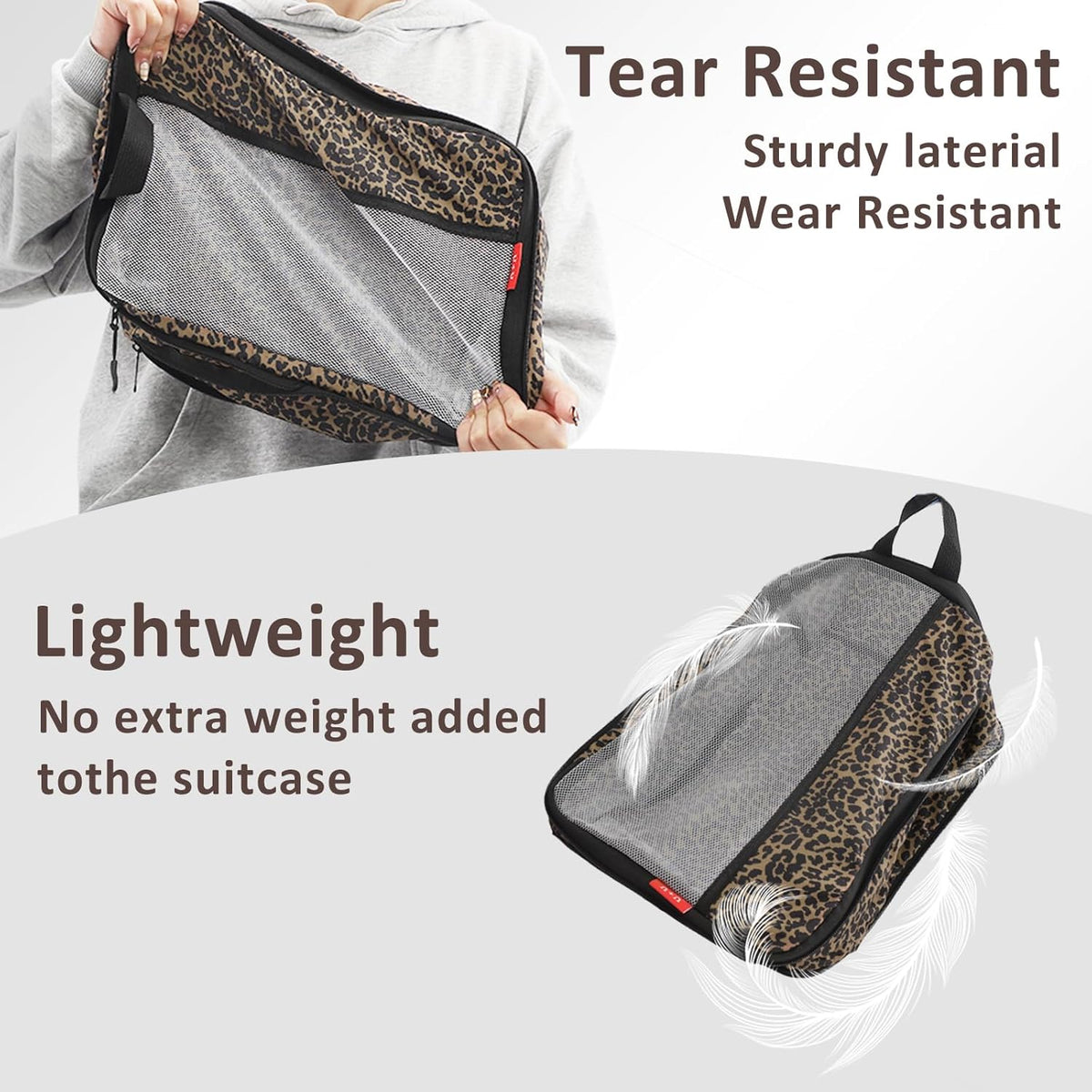 Compression Packing Cubes - Ultralight Travel Organizers with Laundry Bag, Space-Saving Suitcase Organizer, Expandable Packing Cubes for Travel and Family Vacation (Paisley Pattern)