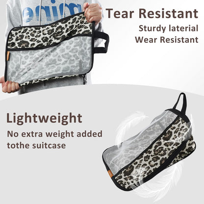 Compression Packing Cubes - Ultralight Travel Organizers with Laundry Bag, Space-Saving Suitcase Organizer, Expandable Packing Cubes for Travel and Family Vacation (Paisley Pattern)