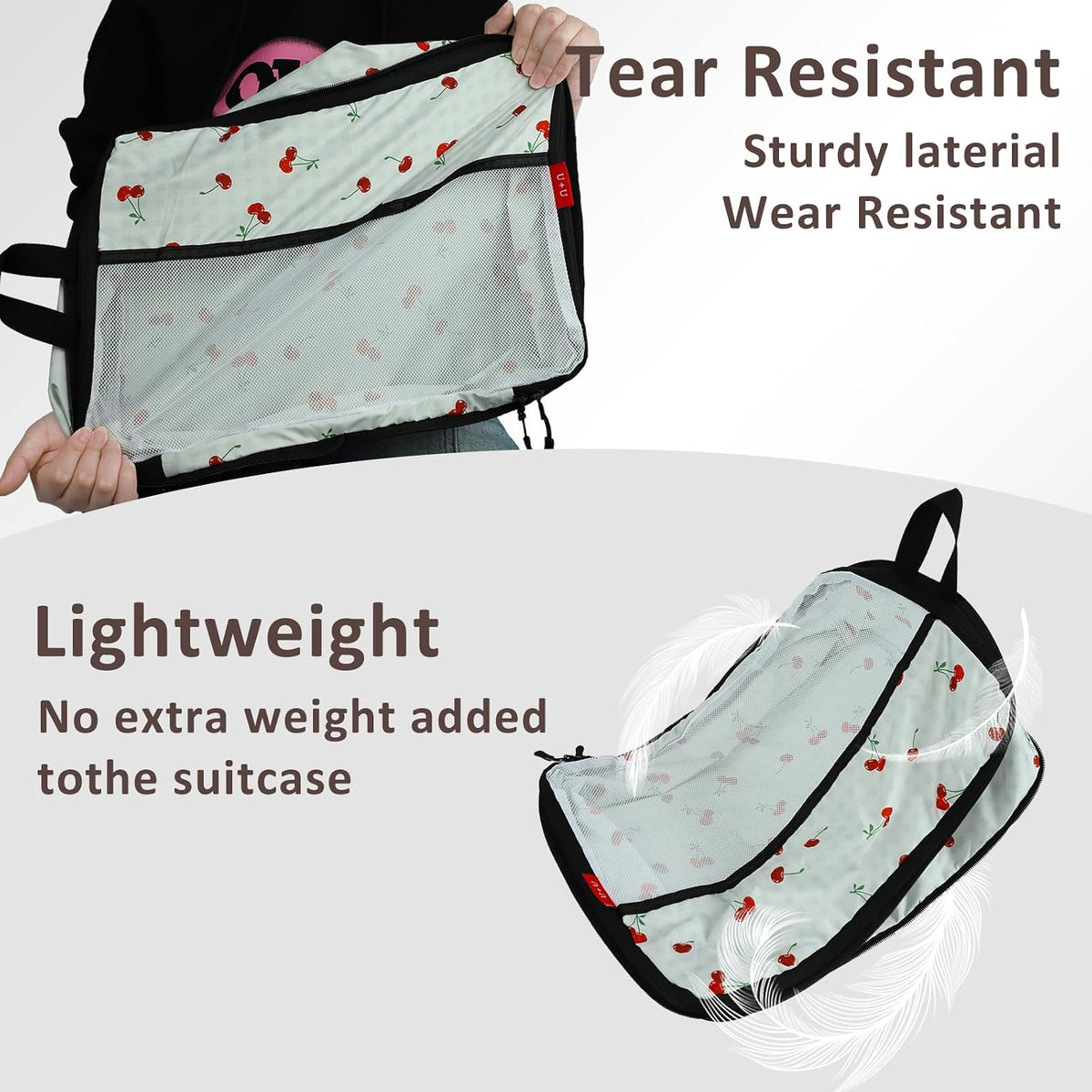 Compression Packing Cubes - Ultralight Travel Organizers with Laundry Bag, Space-Saving Suitcase Organizer, Expandable Packing Cubes for Travel and Family Vacation (Paisley Pattern)