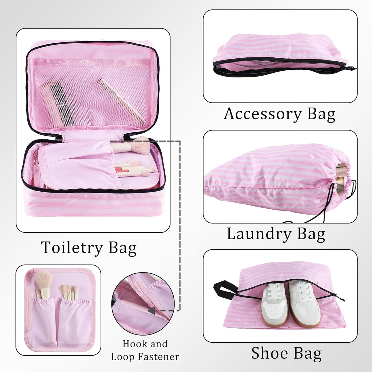 Compression Packing Cubes - Ultralight Travel Organizers with Laundry Bag, Space-Saving Suitcase Organizer, Expandable Packing Cubes for Travel and Family Vacation (Paisley Pattern)