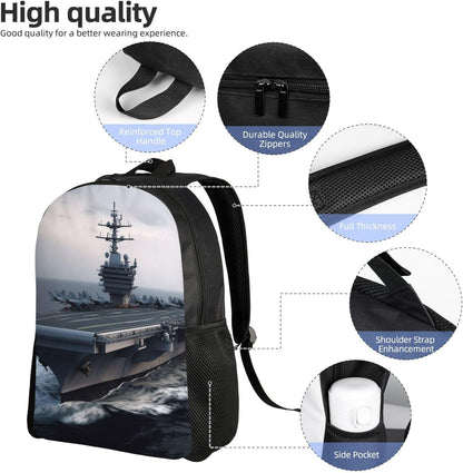Laptop Backpack Large Capacity Carry On Backpack for Men Women Business Work Bag Aircraft Carrier Casual Daypack