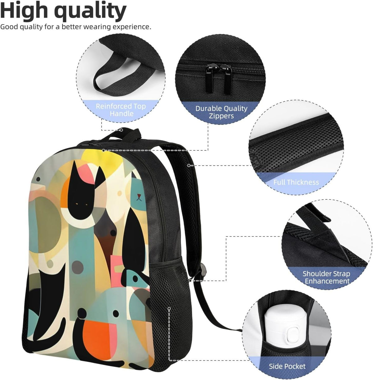 Laptop Backpack Large Capacity Carry On Backpack for Men Women Business Work Bag Aircraft Carrier Casual Daypack