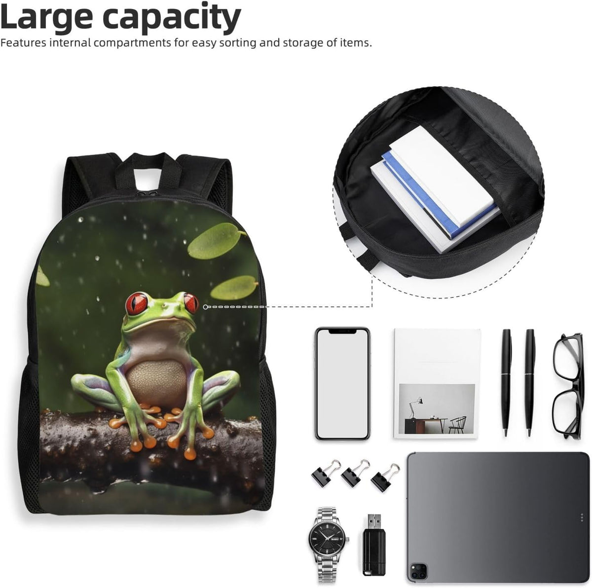 Laptop Backpack Large Capacity Carry On Backpack for Men Women Business Work Bag Aircraft Carrier Casual Daypack