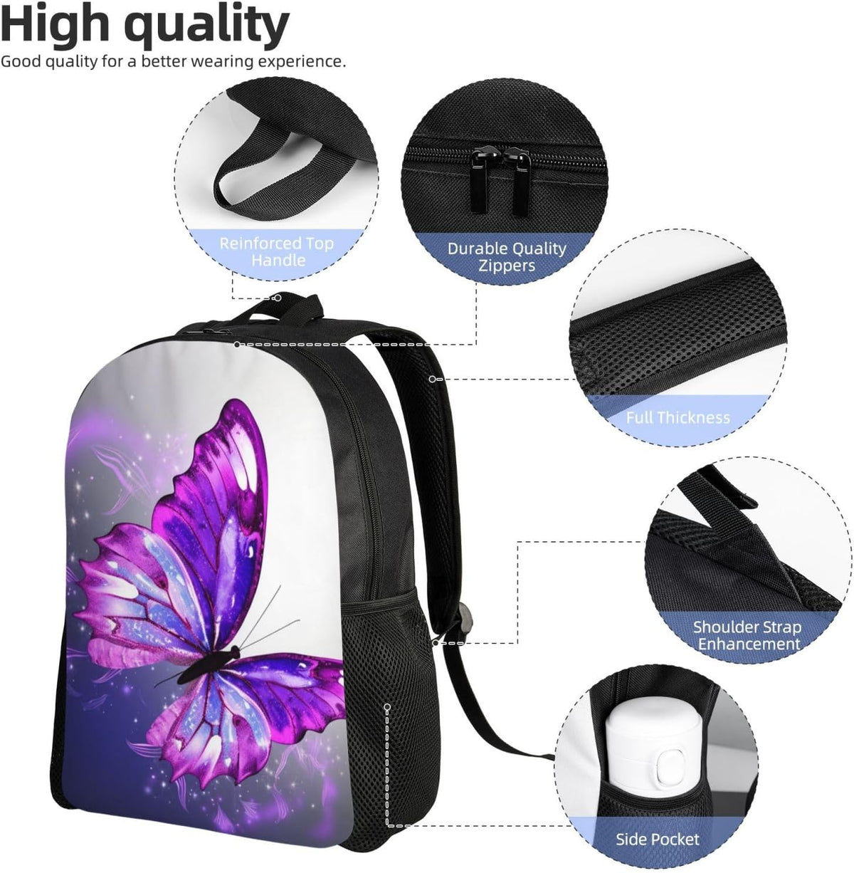 Laptop Backpack Large Capacity Carry On Backpack for Men Women Business Work Bag Aircraft Carrier Casual Daypack