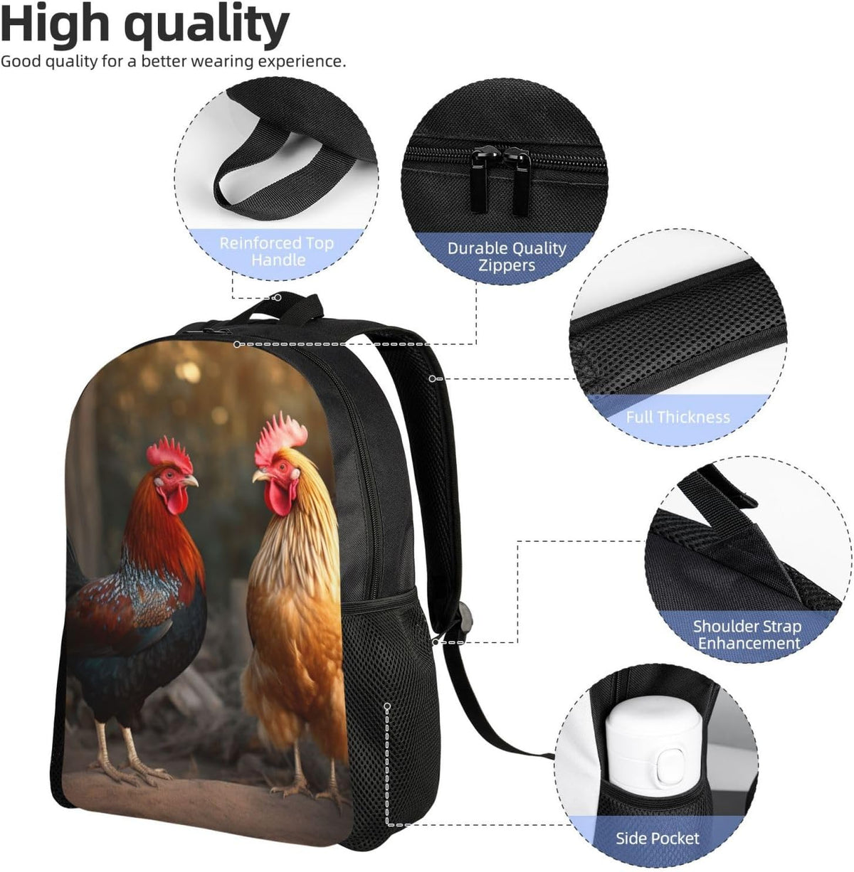 Laptop Backpack Large Capacity Carry On Backpack for Men Women Business Work Bag Aircraft Carrier Casual Daypack