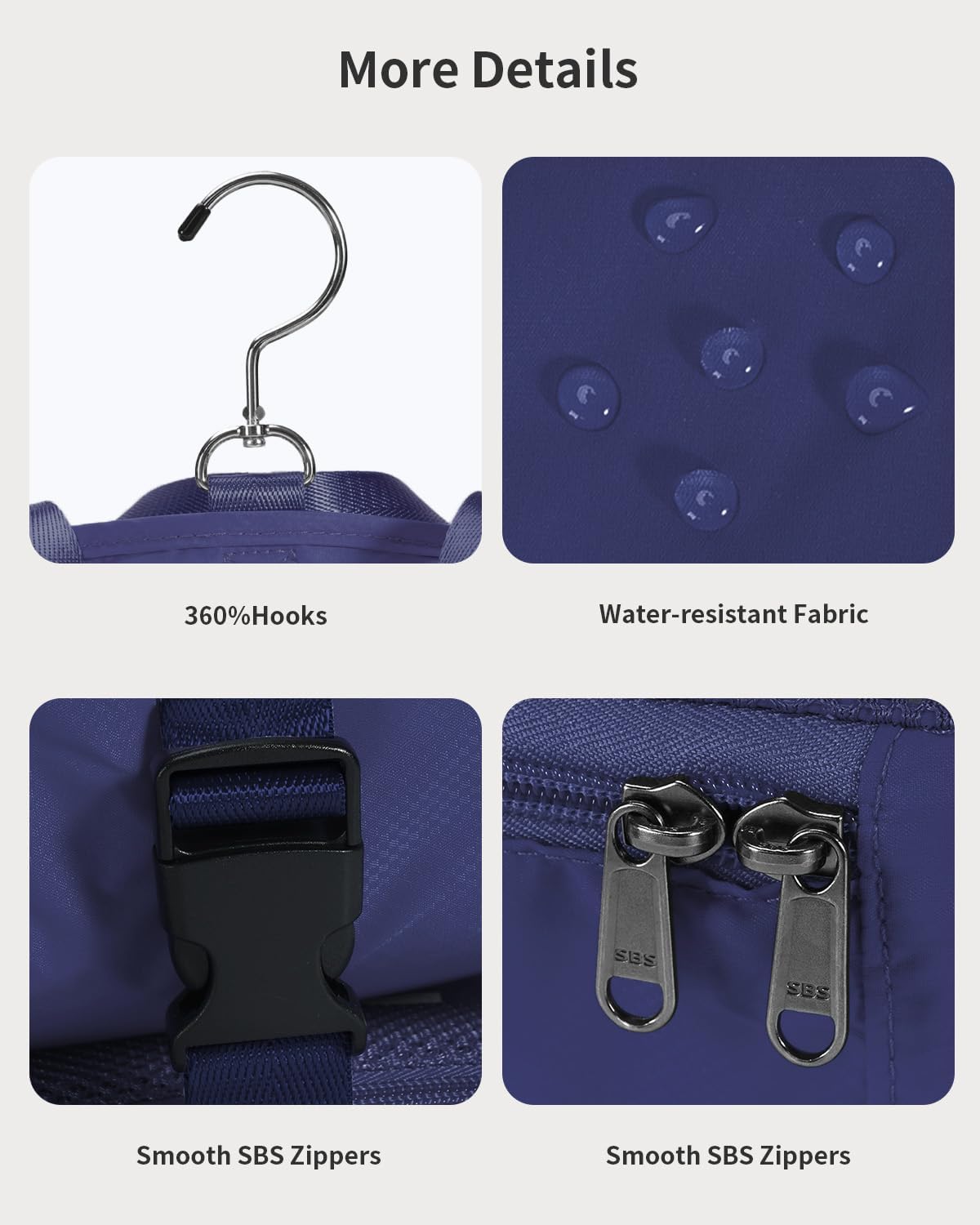 Hanging Travel Closet Portable Luggage Organizer Carry-on Packing Bag,Teal