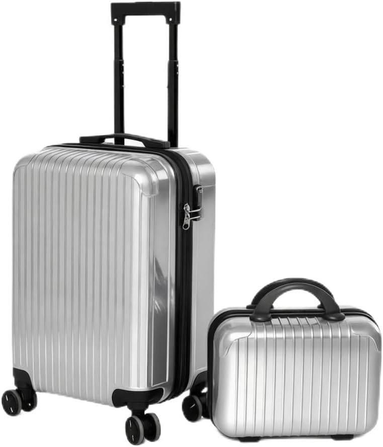 20 Inch Carry On Luggage, Lightweight Hard Shell ABS Suitcase with TSA Lock and Double Spinner Wheels, Rolling Suitcase for Travel (LXG-Blue, 20" carry on)