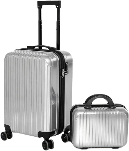 20 Inch Carry On Luggage, Lightweight Hard Shell ABS Suitcase with TSA Lock and Double Spinner Wheels, Rolling Suitcase for Travel (LXG-Blue, 20" carry on)