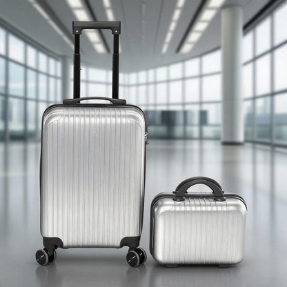 20 Inch Carry On Luggage, Lightweight Hard Shell ABS Suitcase with TSA Lock and Double Spinner Wheels, Rolling Suitcase for Travel (LXG-Blue, 20" carry on)