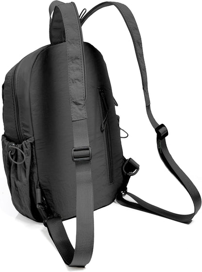 UnisexAdult Small Crossbody Messenger Bag Durable Sling Bag Backpack Hiking daypacks for Men Women