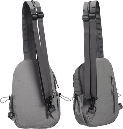 UnisexAdult Small Crossbody Messenger Bag Durable Sling Bag Backpack Hiking daypacks for Men Women