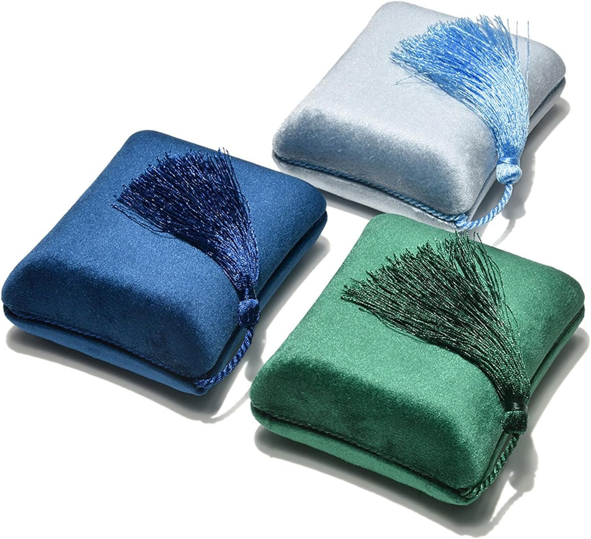 Plush Jewelry Box Portable Travel Case Organizers With Multi Layer Compartments For Rings Necklaces Earrings