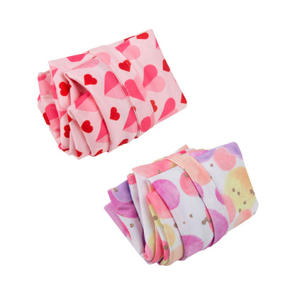 ALVA 2pcs Cloth Diaper Wet Dry Bags Waterproof Reusable with Two Zippered Pockets Travel Beach Pool Daycare Soiled Baby Items Yoga Gym Bag for Swimsuits or Wet Clothes LX-AMD0912 - Colors B