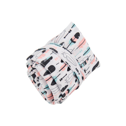 ALVA 2pcs Cloth Diaper Wet Dry Bags Waterproof Reusable with Two Zippered Pockets Travel Beach Pool Daycare Soiled Baby Items Yoga Gym Bag for Swimsuits or Wet Clothes LX-AMD0912 - Colors B