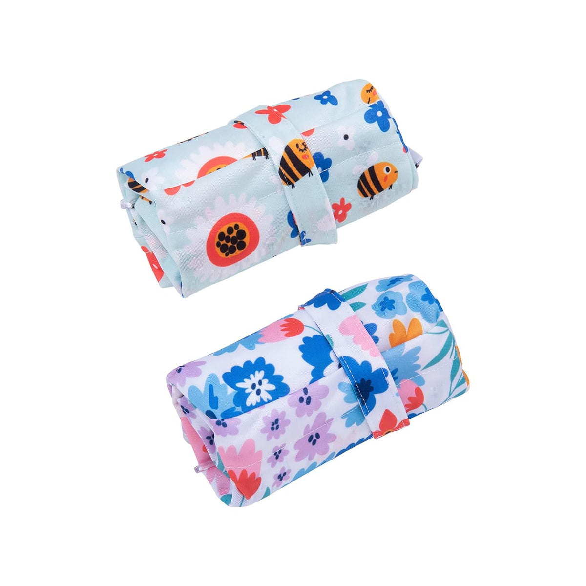 ALVA 2pcs Cloth Diaper Wet Dry Bags Waterproof Reusable with Two Zippered Pockets Travel Beach Pool Daycare Soiled Baby Items Yoga Gym Bag for Swimsuits or Wet Clothes LX-AMD0912 - Colors B