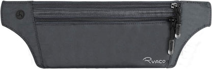 Money Belt, Slim Passport Holder RFID Blocking Hidden Wallet Travel Essentials Pouch for Women Men With Adjustable Strap Waist Bag to Protect Cash, Credit Cards and Documents
