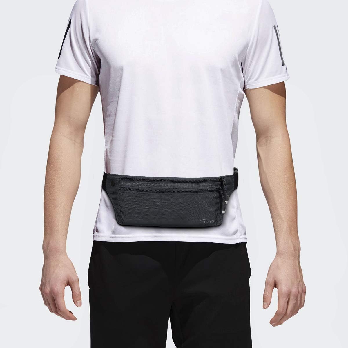 Money Belt, Slim Passport Holder RFID Blocking Hidden Wallet Travel Essentials Pouch for Women Men With Adjustable Strap Waist Bag to Protect Cash, Credit Cards and Documents