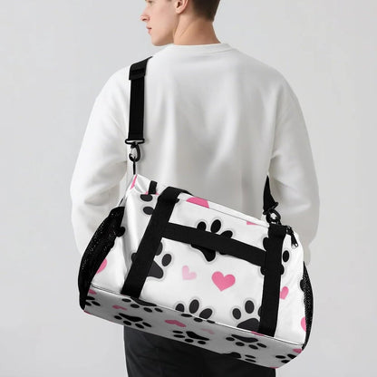 Foldable Carry On Travel Duffel Weekender Bag Lightweight Overnight Tote Bag for Men Women Sport