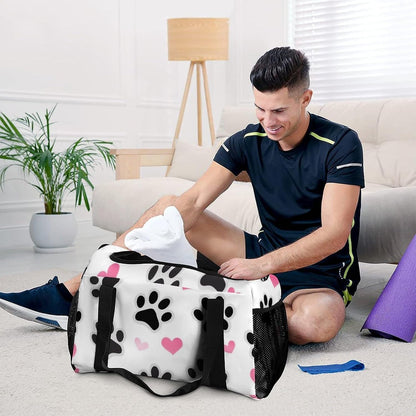 Foldable Carry On Travel Duffel Weekender Bag Lightweight Overnight Tote Bag for Men Women Sport