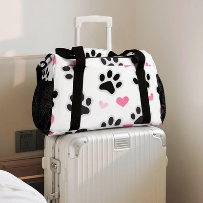 Foldable Carry On Travel Duffel Weekender Bag Lightweight Overnight Tote Bag for Men Women Sport